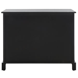 Safavieh Peyton Sideboard With Herringbone Design - Modern Storage Solution For Living Room And Entryway Black CNS5712B