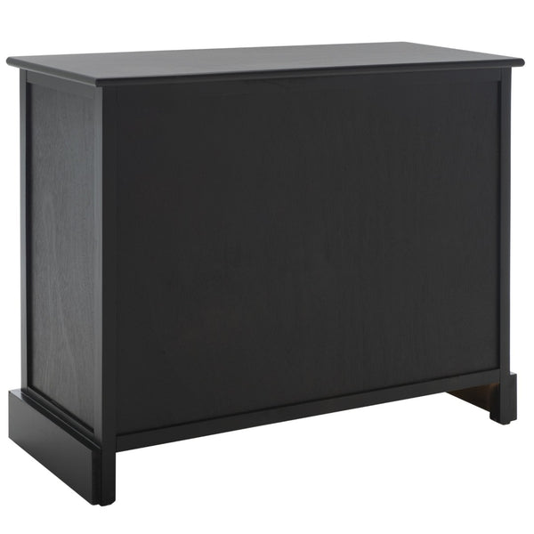 Safavieh Peyton Sideboard With Herringbone Design - Modern Storage Solution For Living Room And Entryway Black CNS5712B