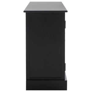 Safavieh Peyton Sideboard With Herringbone Design - Modern Storage Solution For Living Room And Entryway Black CNS5712B