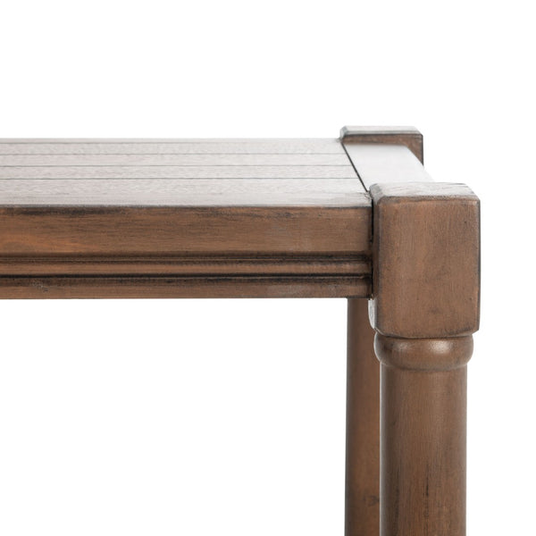 Safavieh Rafiki Console Table - British Colonial Charm For Entryways, Living Rooms & Versatile Spaces Brown CNS5714C