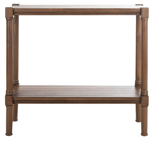 Safavieh Rafiki Console Table - British Colonial Charm For Entryways, Living Rooms & Versatile Spaces Brown CNS5714C