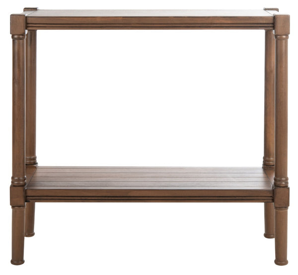 Safavieh Rafiki Console Table - British Colonial Charm For Entryways, Living Rooms & Versatile Spaces Brown CNS5714C