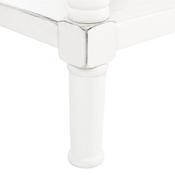 Safavieh Filbert 2 Drawer Console Table – Timeless Charm Meets Modern Minimalism For Entryway & Living Spaces Distressed White CNS5716A