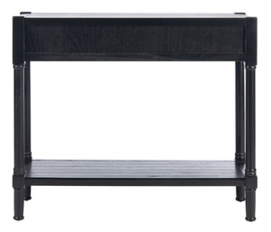 Safavieh Filbert 2 Drawer Console Table – Timeless Charm Meets Modern Minimalism For Entryway & Living Spaces Black CNS5716B
