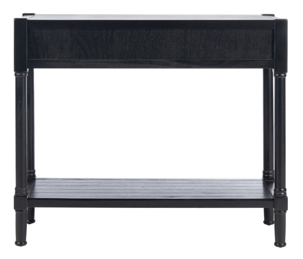 Safavieh Filbert 2 Drawer Console Table – Timeless Charm Meets Modern Minimalism For Entryway & Living Spaces Black CNS5716B