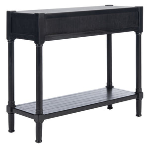 Safavieh Filbert 2 Drawer Console Table – Timeless Charm Meets Modern Minimalism For Entryway & Living Spaces Black CNS5716B