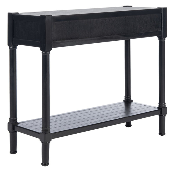 Safavieh Filbert 2 Drawer Console Table – Timeless Charm Meets Modern Minimalism For Entryway & Living Spaces Black CNS5716B