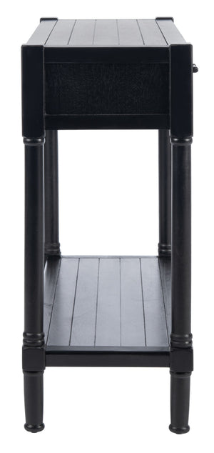 Safavieh Filbert 2 Drawer Console Table – Timeless Charm Meets Modern Minimalism For Entryway & Living Spaces Black CNS5716B