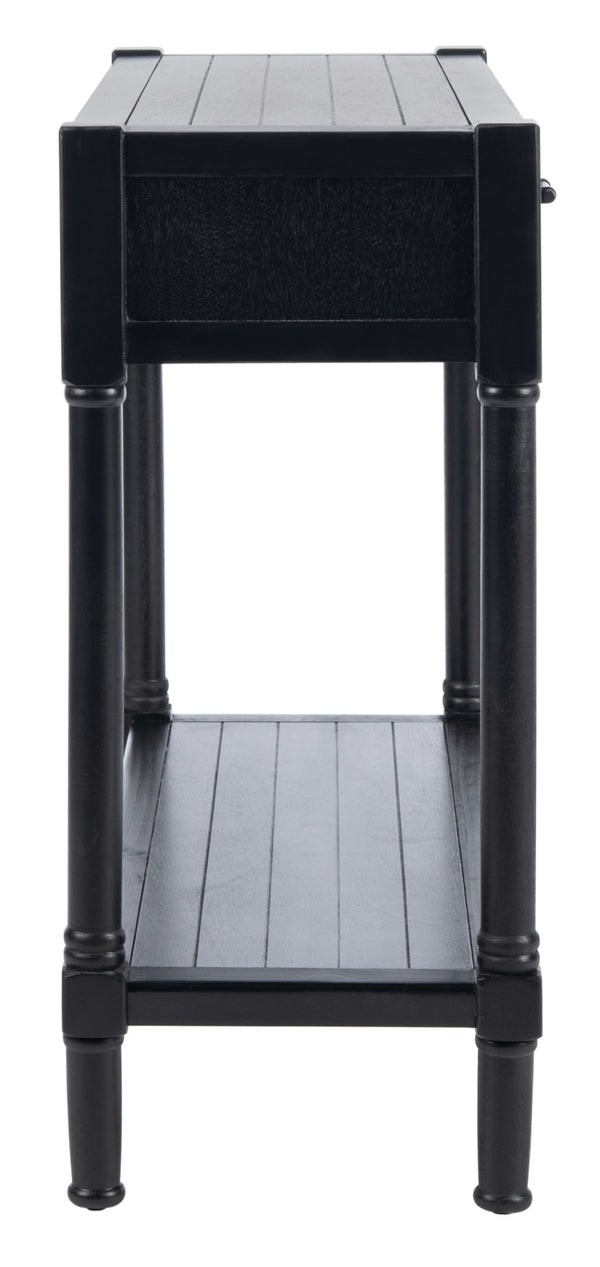 Safavieh Filbert 2 Drawer Console Table – Timeless Charm Meets Modern Minimalism For Entryway & Living Spaces Black CNS5716B