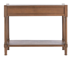 Safavieh Filbert 2 Drawer Console Table – Timeless Charm Meets Modern Minimalism For Entryway & Living Spaces Brown CNS5716C