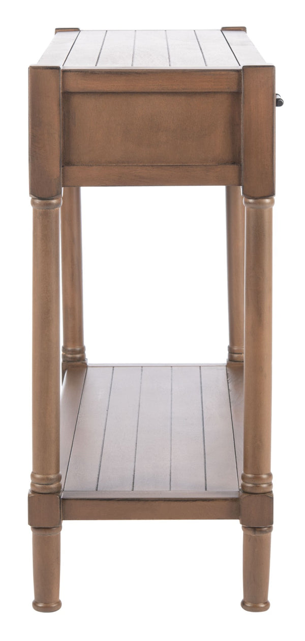 Safavieh Filbert 2 Drawer Console Table – Timeless Charm Meets Modern Minimalism For Entryway & Living Spaces Brown CNS5716C
