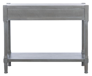 Safavieh Filbert 2 Drawer Console Table – Timeless Charm Meets Modern Minimalism For Entryway & Living Spaces White Washed Grey CNS5716D