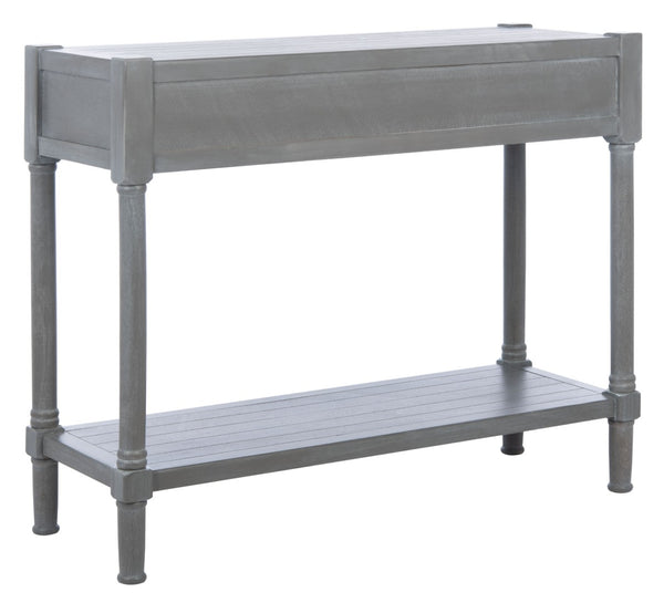 Safavieh Filbert 2 Drawer Console Table – Timeless Charm Meets Modern Minimalism For Entryway & Living Spaces White Washed Grey CNS5716D