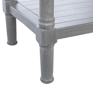 Safavieh Filbert 2 Drawer Console Table – Timeless Charm Meets Modern Minimalism For Entryway & Living Spaces White Washed Grey CNS5716D
