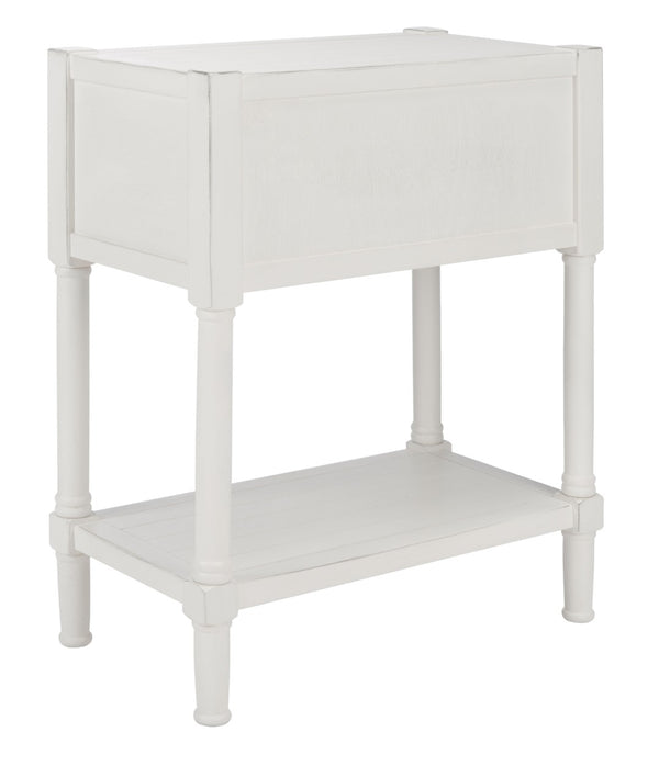 Safavieh Filbert 3 Drawer Console Table - Modern Minimalist Design With Timeless Elegance For Any Space Distressed White CNS5717A