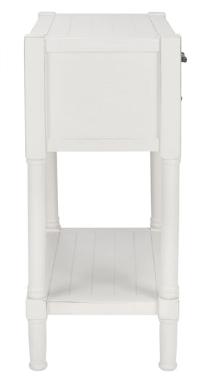 Safavieh Filbert 3 Drawer Console Table - Modern Minimalist Design With Timeless Elegance For Any Space Distressed White CNS5717A