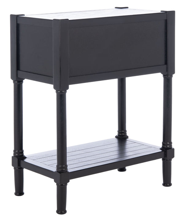 Safavieh Filbert 3 Drawer Console Table - Modern Minimalist Design With Timeless Elegance For Any Space Black CNS5717B