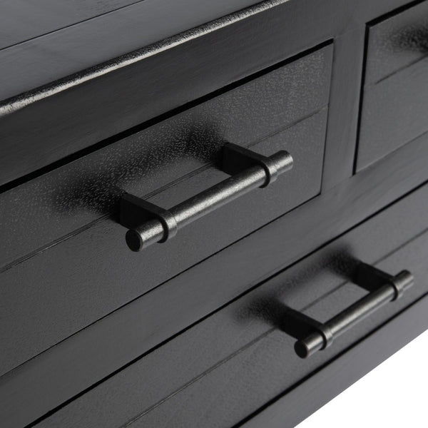 Safavieh Filbert 3 Drawer Console Table - Modern Minimalist Design With Timeless Elegance For Any Space Black CNS5717B