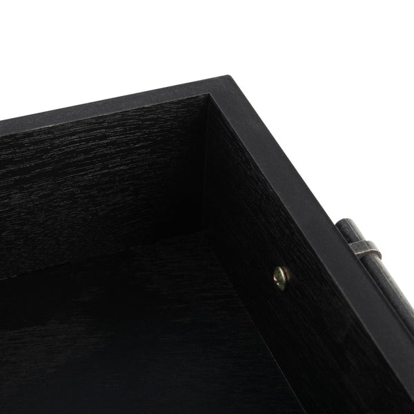 Safavieh Filbert 3 Drawer Console Table - Modern Minimalist Design With Timeless Elegance For Any Space Black CNS5717B