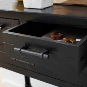Safavieh Filbert 3 Drawer Console Table - Modern Minimalist Design With Timeless Elegance For Any Space Black CNS5717B