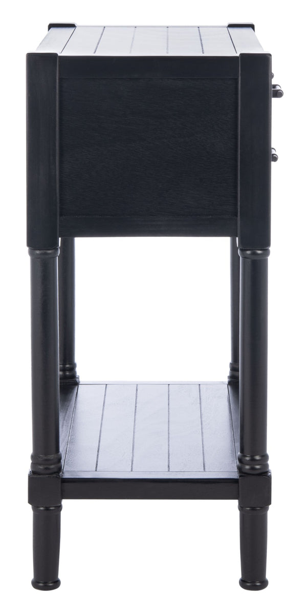 Safavieh Filbert 3 Drawer Console Table - Modern Minimalist Design With Timeless Elegance For Any Space Black CNS5717B