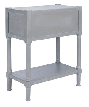 Safavieh Filbert 3 Drawer Console Table - Modern Minimalist Design With Timeless Elegance For Any Space White Washed Grey CNS5717D