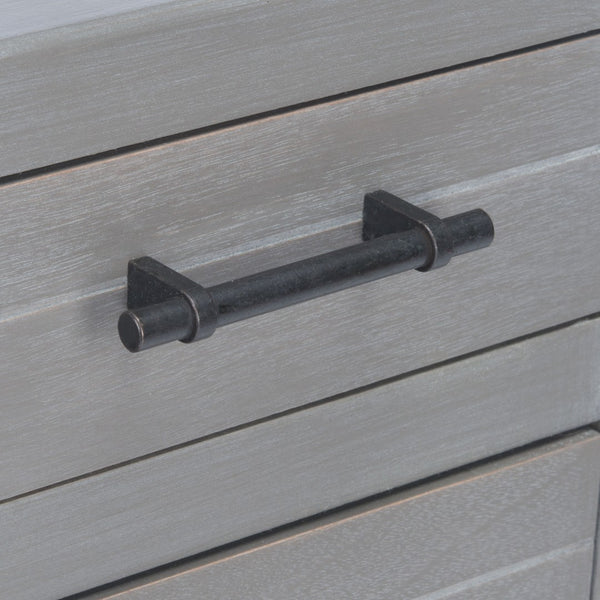Safavieh Filbert 3 Drawer Console Table - Modern Minimalist Design With Timeless Elegance For Any Space White Washed Grey CNS5717D