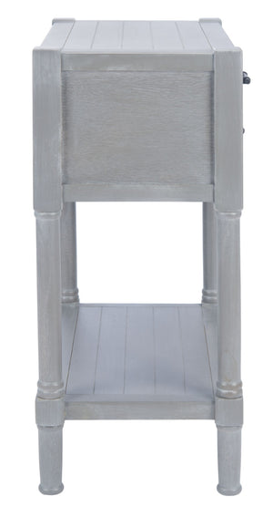 Safavieh Filbert 3 Drawer Console Table - Modern Minimalist Design With Timeless Elegance For Any Space White Washed Grey CNS5717D