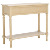 Safavieh Halton 2Drw Console Table Natural 35.5" x 13" x 29.5"