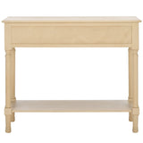 Safavieh Halton 2Drw Console Table Natural 35.5" x 13" x 29.5"