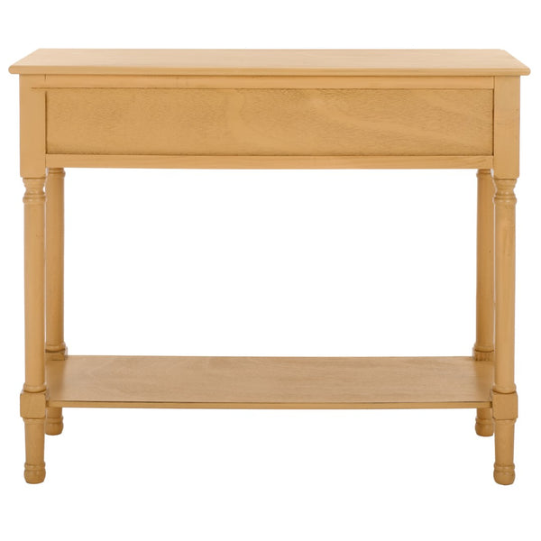 Safavieh Halton 2Drw Console Table Camel 35.5" x 13" x 29.5"