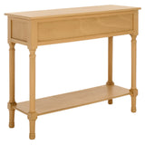 Safavieh Halton 2Drw Console Table Camel 35.5" x 13" x 29.5"