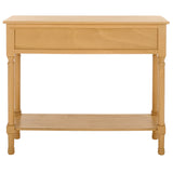 Safavieh Halton 2Drw Console Table Camel 35.5" x 13" x 29.5"