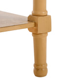 Safavieh Halton 2Drw Console Table Camel 35.5" x 13" x 29.5"