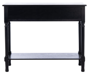 Safavieh Ryder Versatile Console Table With Striated Drawer Fronts For Stylish Storage In Any Space Black CNS5719B