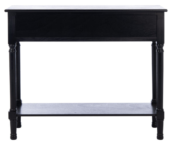 Safavieh Ryder Versatile Console Table With Striated Drawer Fronts For Stylish Storage In Any Space Black CNS5719B