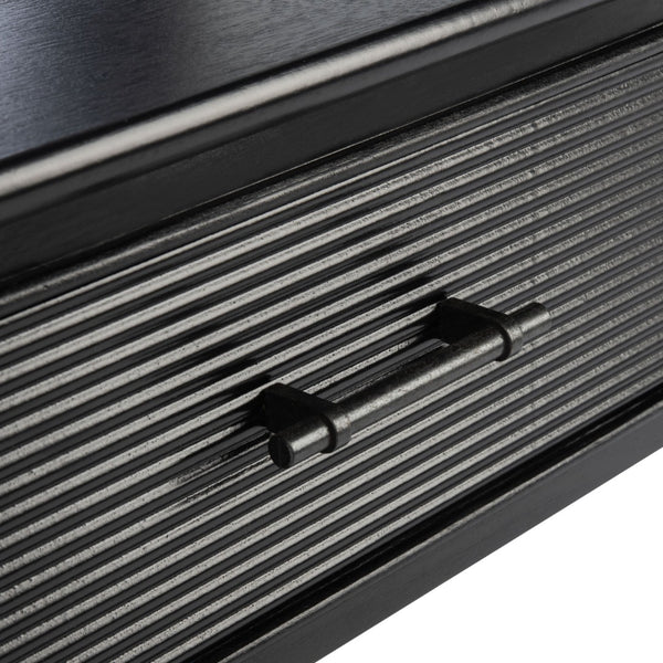 Safavieh Ryder Versatile Console Table With Striated Drawer Fronts For Stylish Storage In Any Space Black CNS5719B