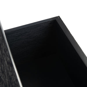 Safavieh Ryder Versatile Console Table With Striated Drawer Fronts For Stylish Storage In Any Space Black CNS5719B