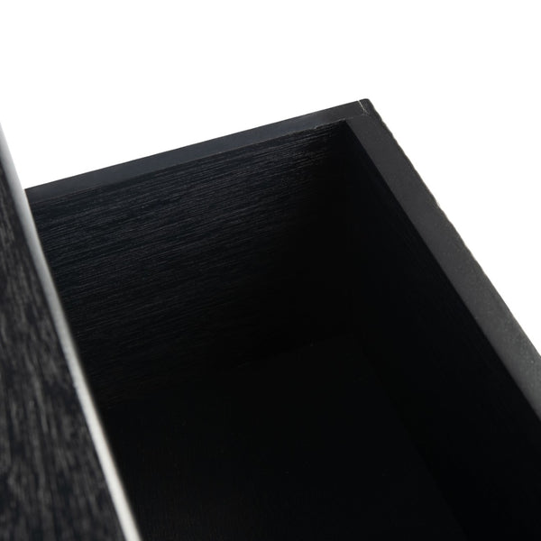 Safavieh Ryder Versatile Console Table With Striated Drawer Fronts For Stylish Storage In Any Space Black CNS5719B