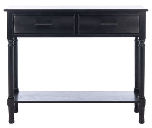 Safavieh Ryder Versatile Console Table With Striated Drawer Fronts For Stylish Storage In Any Space Black CNS5719B