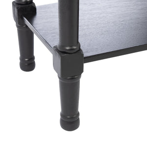 Safavieh Ryder Versatile Console Table With Striated Drawer Fronts For Stylish Storage In Any Space Black CNS5719B
