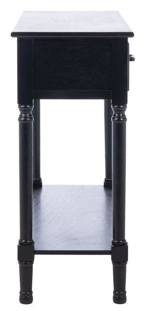 Safavieh Ryder Versatile Console Table With Striated Drawer Fronts For Stylish Storage In Any Space Black CNS5719B