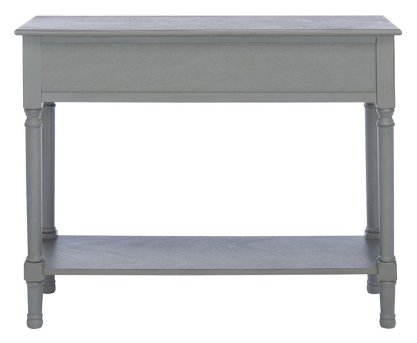 Safavieh Ryder Versatile Console Table With Striated Drawer Fronts For Stylish Storage In Any Space Distressed Grey CNS5719C