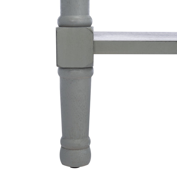 Safavieh Ryder Versatile Console Table With Striated Drawer Fronts For Stylish Storage In Any Space Distressed Grey CNS5719C