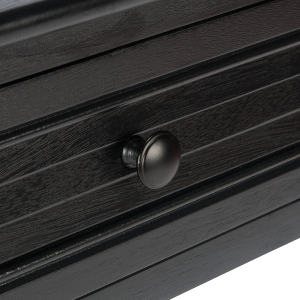 Safavieh Tate Console Table - Classic Turned-Leg Design With Spacious Storage Drawers For Your Home Decor Black CNS5720B