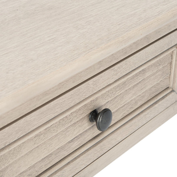 Safavieh Tate Console Table - Classic Turned-Leg Design With Spacious Storage Drawers For Your Home Decor Greige CNS5720D