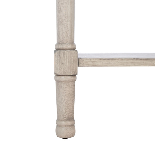 Safavieh Tate Console Table - Classic Turned-Leg Design With Spacious Storage Drawers For Your Home Decor Greige CNS5720D
