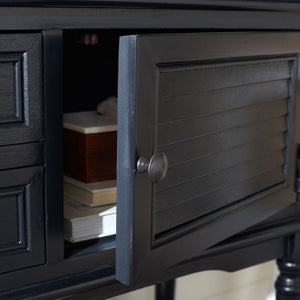 Safavieh Tate Console Table – Elegant Farmhouse Design With Turned Legs, Storage Drawers, And Timeless Charm Black CNS5722B