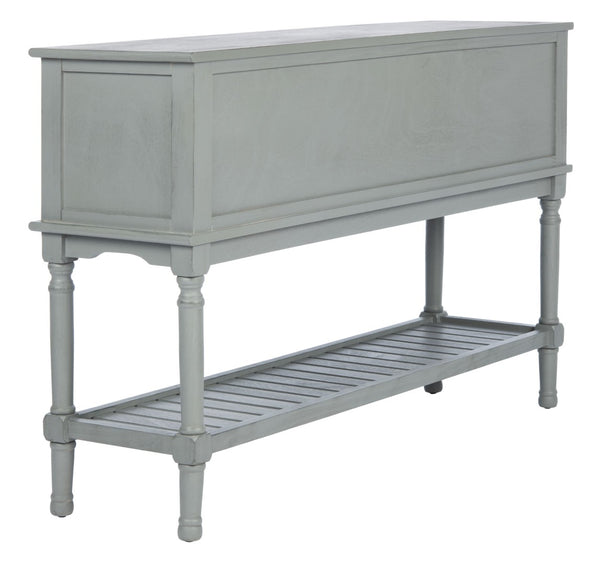 Safavieh Tate Console Table – Elegant Farmhouse Design With Turned Legs, Storage Drawers, And Timeless Charm Distressed Grey CNS5722C