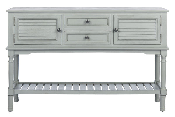 Safavieh Tate Console Table – Elegant Farmhouse Design With Turned Legs, Storage Drawers, And Timeless Charm Distressed Grey CNS5722C